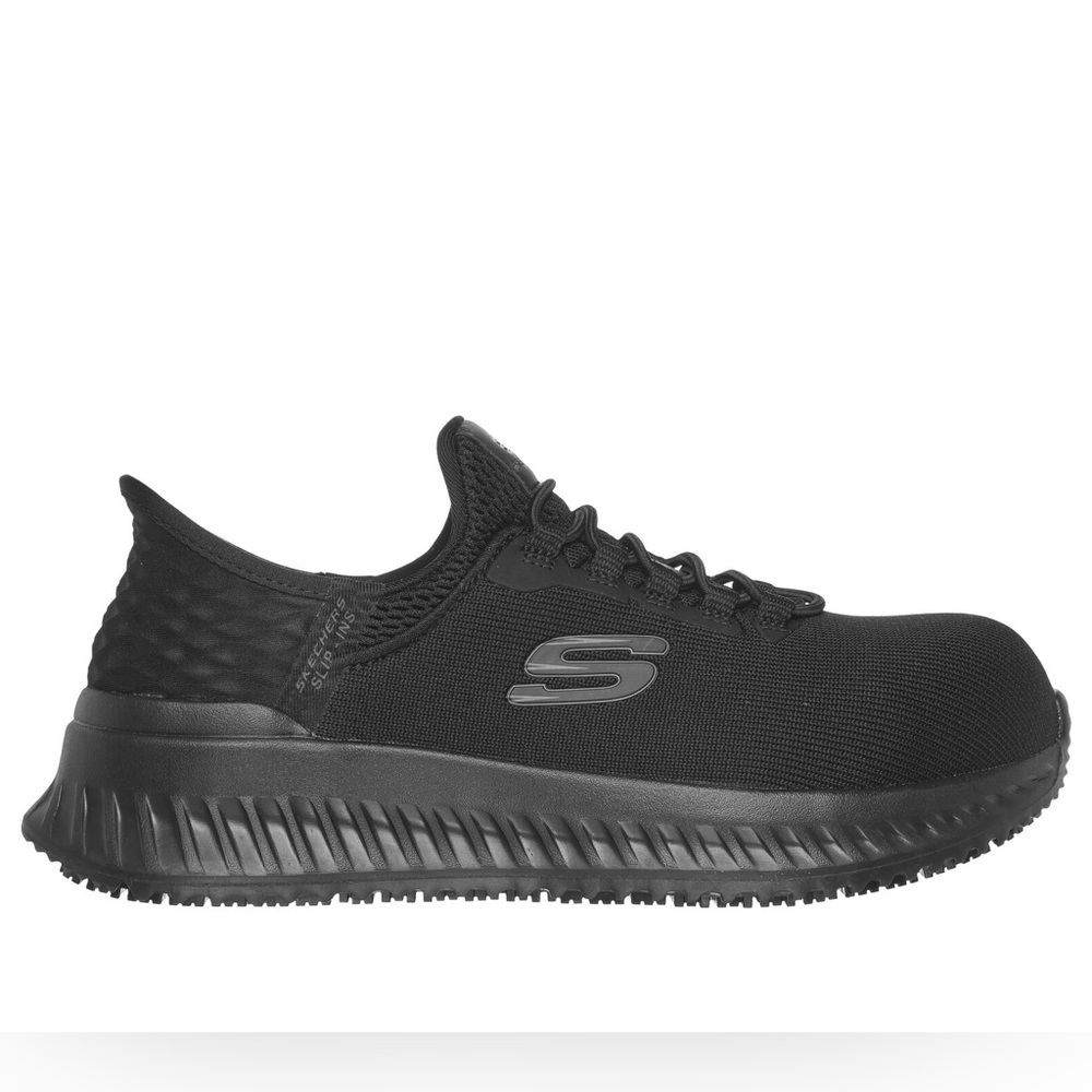 Skechers women’s tilido ombray work slip ins slip resistant safety toe